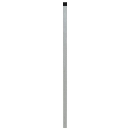 Pali per Recinzione 20 pz Argento 170 cm in Acciaio Zincato