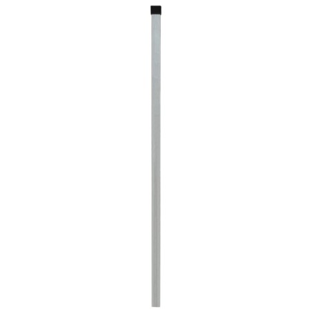 Pali per Recinzione 10 pz Argento 150 cm in Acciaio Zincato