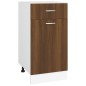 Mobile con Cassetto Rovere Marrone 40x46x81,5 Legno Multistrato Mobile con Cassetto Rovere Marrone 40x46x81,5 Legno Multistrato