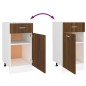 Mobile con Cassetto Rovere Marrone 40x46x81,5 Legno Multistrato Mobile con Cassetto Rovere Marrone 40x46x81,5 Legno Multistrato