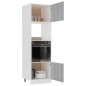 Armadio Microonde Grigio Sonoma 60x57x207 cm Legno Multistrato Armadio Microonde Grigio Sonoma 60x57x207 cm Legno Multistrato