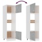 Armadio Microonde Grigio Sonoma 60x57x207 cm Legno Multistrato Armadio Microonde Grigio Sonoma 60x57x207 cm Legno Multistrato