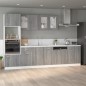 Mobiletto Grigio Sonoma 60x46x81,5 cm in Legno Multistrato Mobiletto Grigio Sonoma 60x46x81,5 cm in Legno Multistrato