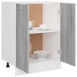 Mobiletto Grigio Sonoma 60x46x81,5 cm in Legno Multistrato Mobiletto Grigio Sonoma 60x46x81,5 cm in Legno Multistrato