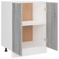 Mobiletto Grigio Sonoma 60x46x81,5 cm in Legno Multistrato Mobiletto Grigio Sonoma 60x46x81,5 cm in Legno Multistrato