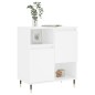 vidaXL Credenza Bianca 60x35x70 cm in Legno Multistrato vidaXL Credenza Bianca 60x35x70 cm in Legno Multistrato