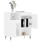 vidaXL Credenza Bianca 60x35x70 cm in Legno Multistrato vidaXL Credenza Bianca 60x35x70 cm in Legno Multistrato