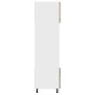 Armadio per Microonde Rovere Fumo 60x57x207cm Legno Multistrato