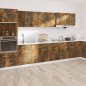 Mobile con Cassetto Rovere Fumo 50x46x81,5 cm Legno Multistrato Mobile con Cassetto Rovere Fumo 50x46x81,5 cm Legno Multistrato