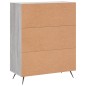 Credenza Grigio Sonoma 69,5x34x90 cm in Legno Multistrato Credenza Grigio Sonoma 69,5x34x90 cm in Legno Multistrato