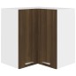 Mobile Pensile Angolo Rovere Marrone 57x57x60 Legno Multistrato Mobile Pensile Angolo Rovere Marrone 57x57x60 Legno Multistrato