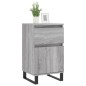 Credenza Grigio Sonoma 40x35x70 cm in Legno Multistrato