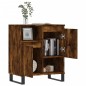 Credenza Rovere Fumo 60x35x70 cm in Legno Multistrato Credenza Rovere Fumo 60x35x70 cm in Legno Multistrato