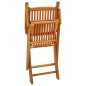 Set da Pranzo per Giardino 5 pz in Legno Massello di Acacia Set da Pranzo per Giardino 5 pz in Legno Massello di Acacia