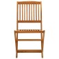Set da Pranzo per Giardino 5 pz in Legno Massello di Acacia Set da Pranzo per Giardino 5 pz in Legno Massello di Acacia