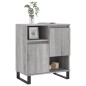 Credenza Grigio Sonoma 60x35x70 cm in Legno Multistrato Credenza Grigio Sonoma 60x35x70 cm in Legno Multistrato