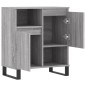 Credenza Grigio Sonoma 60x35x70 cm in Legno Multistrato Credenza Grigio Sonoma 60x35x70 cm in Legno Multistrato