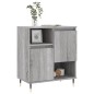 Credenza Grigio Sonoma 60x35x70 cm in Legno Multistrato Credenza Grigio Sonoma 60x35x70 cm in Legno Multistrato