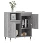 Credenza Grigio Sonoma 60x35x70 cm in Legno Multistrato Credenza Grigio Sonoma 60x35x70 cm in Legno Multistrato