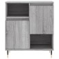Credenza Grigio Sonoma 60x35x70 cm in Legno Multistrato Credenza Grigio Sonoma 60x35x70 cm in Legno Multistrato