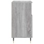 Credenza Grigio Sonoma 60x35x70 cm in Legno Multistrato Credenza Grigio Sonoma 60x35x70 cm in Legno Multistrato