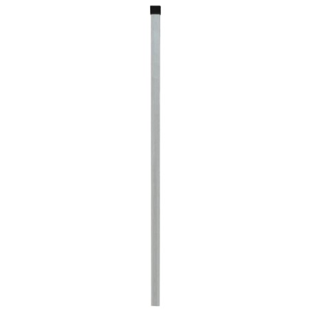 Pali per Recinzione 20 pz Argento 150 cm in Acciaio Zincato