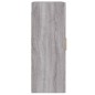 Armadietti a Parete 2 pz Grigio Sonoma in Legno Multistrato Armadietti a Parete 2 pz Grigio Sonoma in Legno Multistrato