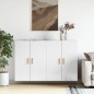 vidaXL Armadietti a Parete 2 pz Bianco Lucido in Legno Multistrato vidaXL Armadietti a Parete 2 pz Bianco Lucido in Legno Multistrato