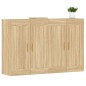 vidaXL Armadietti a Parete 2 pz Rovere Sonoma in Legno Multistrato vidaXL Armadietti a Parete 2 pz Rovere Sonoma in Legno Multistrato