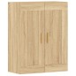 vidaXL Armadietti a Parete 2 pz Rovere Sonoma in Legno Multistrato vidaXL Armadietti a Parete 2 pz Rovere Sonoma in Legno Multistrato