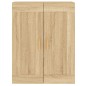 vidaXL Armadietti a Parete 2 pz Rovere Sonoma in Legno Multistrato vidaXL Armadietti a Parete 2 pz Rovere Sonoma in Legno Multistrato