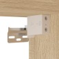 vidaXL Armadietti a Parete 2 pz Rovere Sonoma in Legno Multistrato vidaXL Armadietti a Parete 2 pz Rovere Sonoma in Legno Multistrato