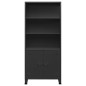 Libreria Industriale Antracite 80x32x180 cm in Acciaio Libreria Industriale Antracite 80x32x180 cm in Acciaio