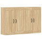 Armadietti a Parete 2 pz Rovere Sonoma in Legno Multistrato Armadietti a Parete 2 pz Rovere Sonoma in Legno Multistrato