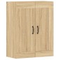 Armadietti a Parete 2 pz Rovere Sonoma in Legno Multistrato Armadietti a Parete 2 pz Rovere Sonoma in Legno Multistrato