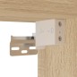Armadietti a Parete 2 pz Rovere Sonoma in Legno Multistrato Armadietti a Parete 2 pz Rovere Sonoma in Legno Multistrato