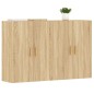 vidaXL Armadietti a Parete 2 pz Rovere Sonoma in Legno Multistrato vidaXL Armadietti a Parete 2 pz Rovere Sonoma in Legno Multistrato
