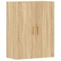 vidaXL Armadietti a Parete 2 pz Rovere Sonoma in Legno Multistrato vidaXL Armadietti a Parete 2 pz Rovere Sonoma in Legno Multistrato