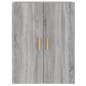 vidaXL Armadietti a Parete 2 pz Grigio Sonoma in Legno Multistrato