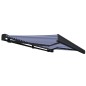 Tenda a Cassonetto Motorizzata 400x300 cm Blu e Bianco Tenda a Cassonetto Motorizzata 400x300 cm Blu e Bianco