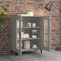 Credenza Grigio Cemento 69,5x34x90 cm in Legno Multistrato Credenza Grigio Cemento 69,5x34x90 cm in Legno Multistrato