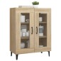 Credenza Rovere Sonoma 69,5x34x90 cm in Legno Multistrato Credenza Rovere Sonoma 69,5x34x90 cm in Legno Multistrato