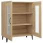 Credenza Rovere Sonoma 69,5x34x90 cm in Legno Multistrato Credenza Rovere Sonoma 69,5x34x90 cm in Legno Multistrato