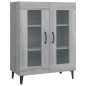 Credenza Grigio Sonoma 69,5x34x90 cm in Legno Multistrato Credenza Grigio Sonoma 69,5x34x90 cm in Legno Multistrato