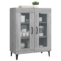 Credenza Grigio Sonoma 69,5x34x90 cm in Legno Multistrato Credenza Grigio Sonoma 69,5x34x90 cm in Legno Multistrato