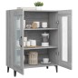 Credenza Grigio Sonoma 69,5x34x90 cm in Legno Multistrato Credenza Grigio Sonoma 69,5x34x90 cm in Legno Multistrato