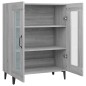 Credenza Grigio Sonoma 69,5x34x90 cm in Legno Multistrato Credenza Grigio Sonoma 69,5x34x90 cm in Legno Multistrato