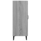 Credenza Grigio Sonoma 69,5x34x90 cm in Legno Multistrato Credenza Grigio Sonoma 69,5x34x90 cm in Legno Multistrato
