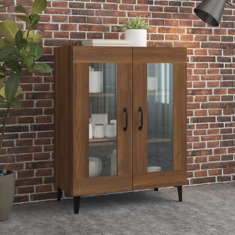 Credenza Rovere Marrone 69,5x34x90 cm in Legno Multistrato Credenza Rovere Marrone 69,5x34x90 cm in Legno Multistrato