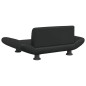Lettino per Cani Nero 70x45x28 cm in Similpelle Lettino per Cani Nero 70x45x28 cm in Similpelle
